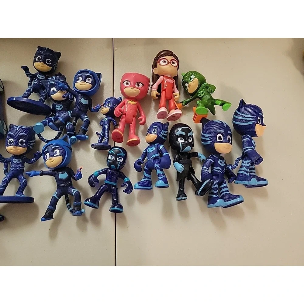 PJ‎ Masks Toys Vehicle Figures gecko Catboy Owlette mixed lot